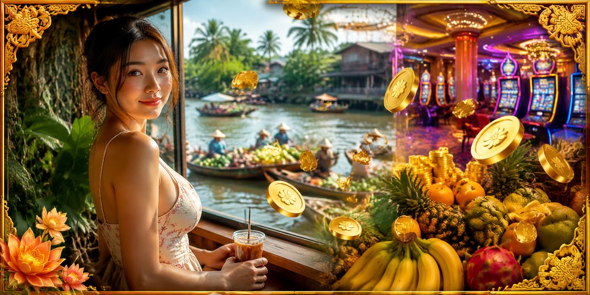 Người chơi thưởng thức cafe và chơi game trên điện thoại tại miền Tây sông nước